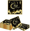 Umrah Mubarak Tischdeko Set – Weiß & Gold (40Stuck)