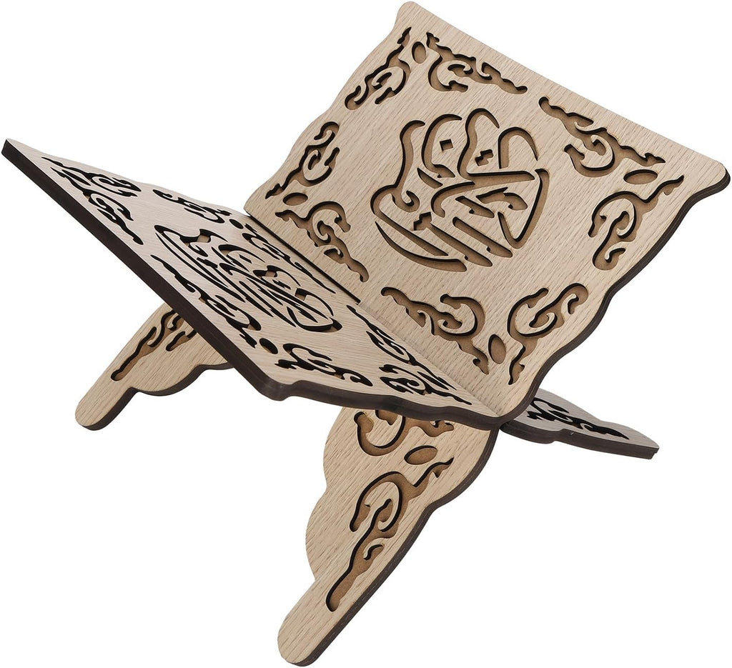 Klappbarer Quranständer aus Holz – 35 × 26,5 cm