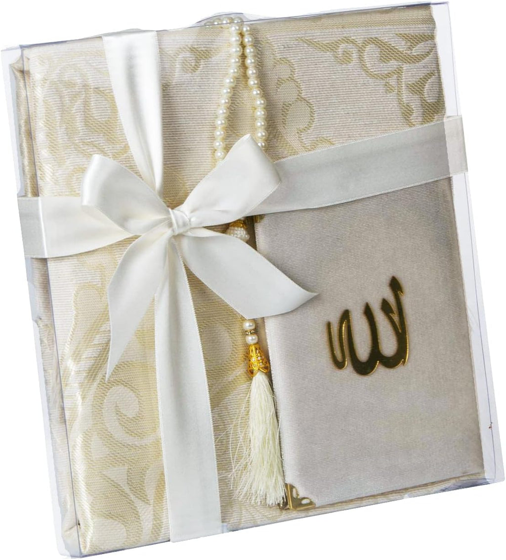 Ramadan24 Geschenkset – Quran, Gebetsteppich & Tasbih