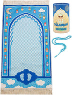 Kinder-Gebetsteppich mit Kaaba Design