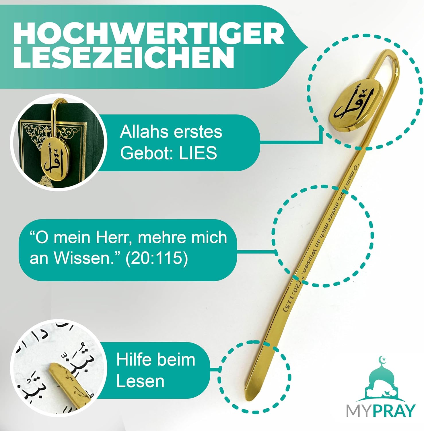 Quran Lesezeichen – Islamisches Geschenk