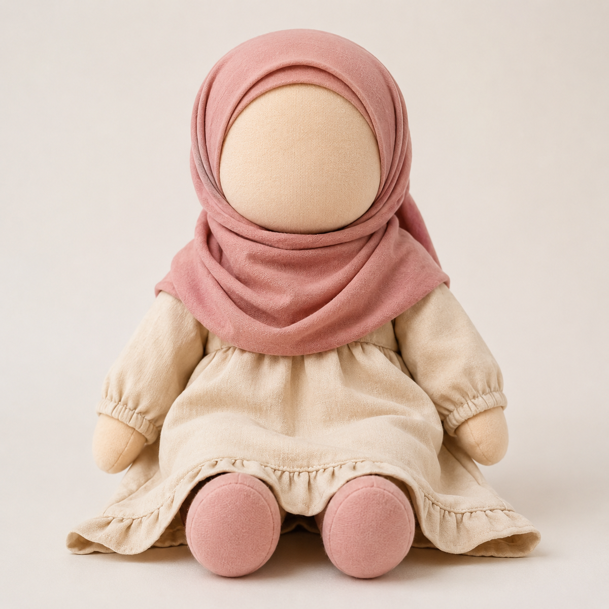 NoorHaus Faceless Muslim Doll – Girl